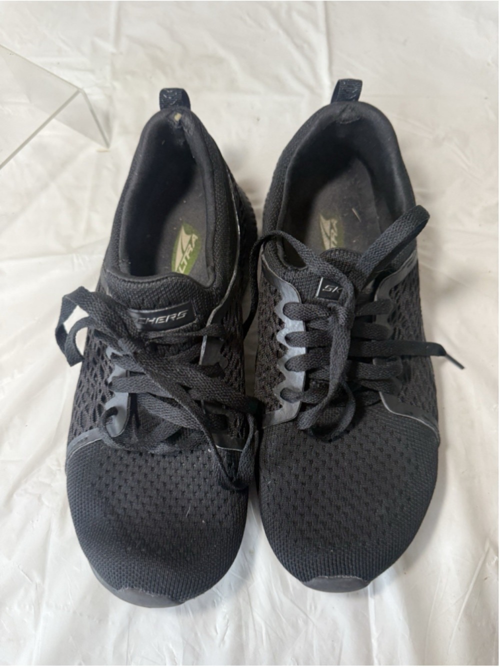 Skechers Women's Size 8.5 Wide Fit Memory Foam Athletic Running Shoes 58790WR